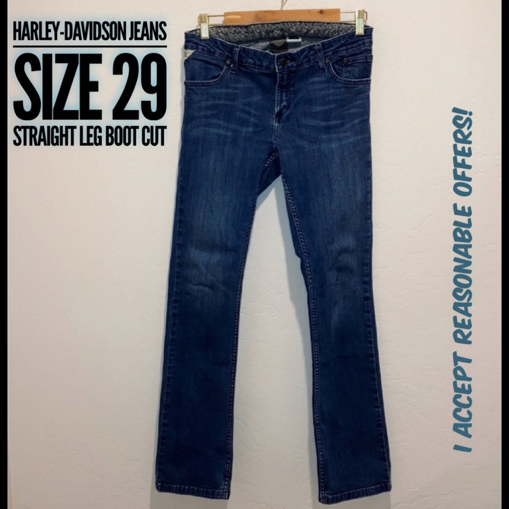 Harley-Davidson Jeans 29 straight leg boot cut